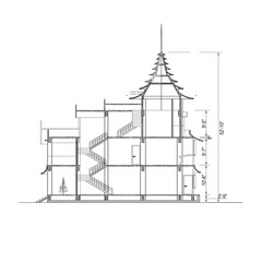 Fototapeta premium House elevation