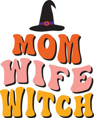 mom wife witch Retro