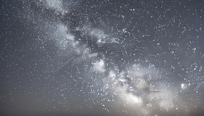 Obraz premium Night Gray Sky with Stars and Space Dust Galaxy - Cosmic and Celestial Scene
