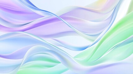 Abstract Wavy Pastel Background