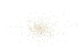 Obraz premium gold glitter dust spray isolated background.