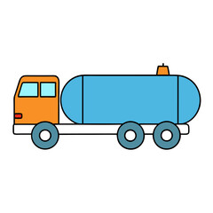 tanker truck vector illustration