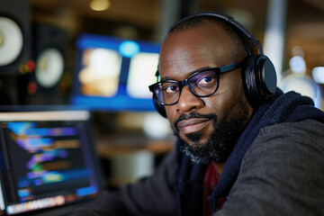 Obraz premium IT professionals assisting clients remotely, solving technical issues over video calls