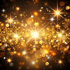 Obraz premium glittering bokeh sparkles lights design