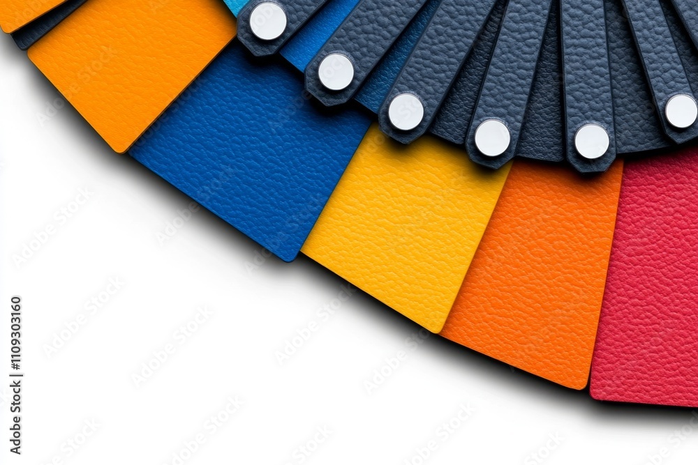 Poster a 2d flat illustration of a cmyk color chart with bold, vibrant swatches and clean lines on a plain 