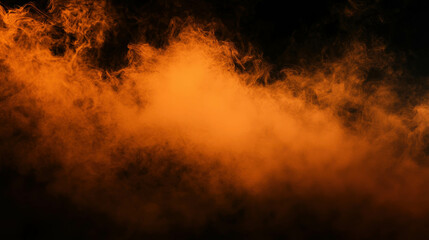Fototapeta premium Orange and Black Smoke Cloud Texture for Creative Background and Design Use