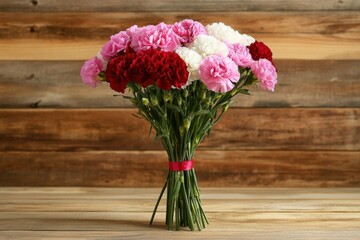 Day for moms and flower arrangement