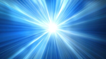 Abstract Blue Light Burst