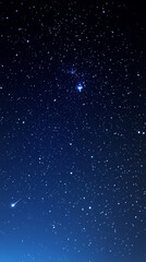 Fototapeta premium Mobile phone wallpaper: dark blue sky with stars