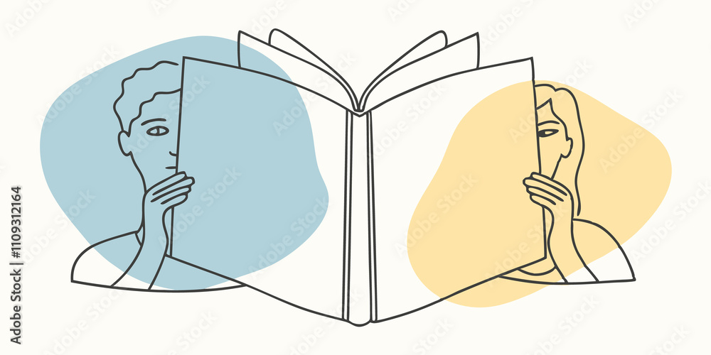 Poster  they lean slightly forward eyes wide with interest. The pages are slightly windflipped yet they remain engrossed completely immersed in the words before them.