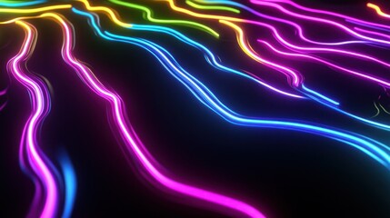 Abstract Neon Lights