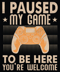 I paused my game to be here you are welcome graphic design

