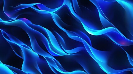 Fototapeta premium Abstract Blue Waves