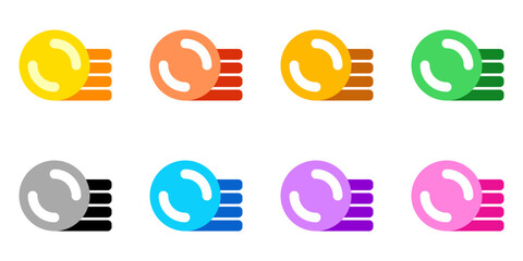 Editable money, coin stack vector icon. Part of a big icon set family. Perfect for web and app interfaces, presentations, infographics, etc