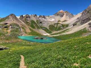 Island Lake in Silverton, CO