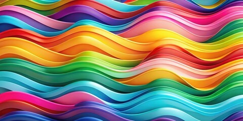 of vibrant wallpaper with colorful wavy shapes, gradient, abstract, background, texture, design, art, pattern, colorful, vibrant,