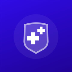 Obraz premium antibacterial protection or antiviral icon, transparent design