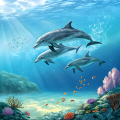 the world of dolphins