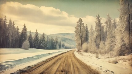 Obraz premium sunset in the mountains