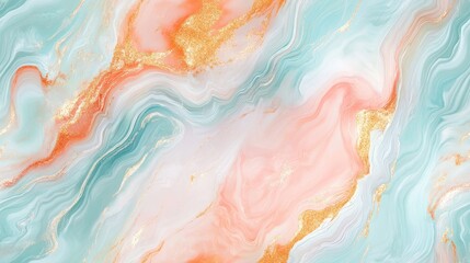 Colorful seamless pattern featuring baby shower motifs with summer urban marble design perfect for invitations or fabric prints