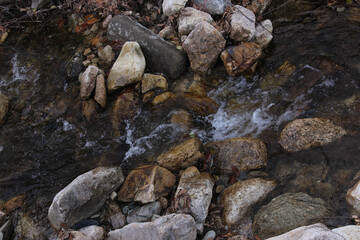 stones in water