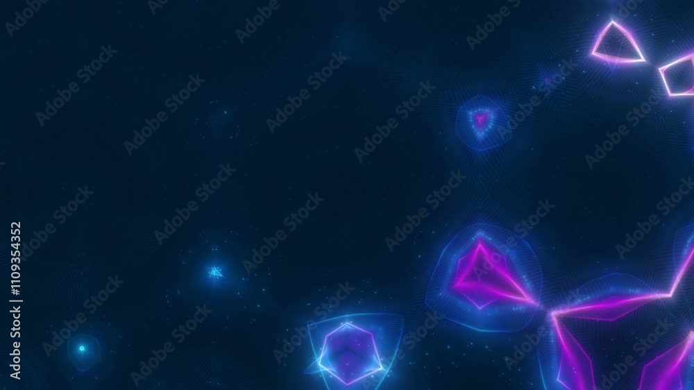 Wall mural abstract psychedelic motion graphic. fluid kaleidoscope effect. seamless 4k loop