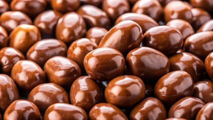 Close-up of delicious chocolate covered nuts, chocolate, nuts, snack, sweet, dessert, close-up, temptation, indulgence