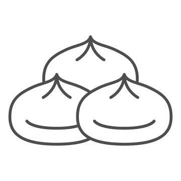 recommend clip art: Confectionery sweets thin line icon, cooking concept. Vector graphics. Candy sign on white background, outline style icon for mobile or web design.