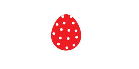Print easter liner eggs icon collection on a white background