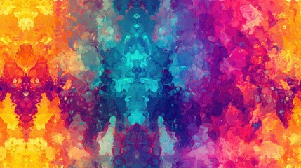 Vibrant seamless pattern featuring an allover digital multicolor design perfect for fabric printing and contemporary decor