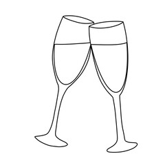 glass of champagne © Ahnanda Luangsivilai