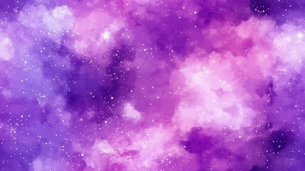 Seamless lavender pattern featuring artistic galaxy designs and retro tie dye textures ideal for textile and wallpaper applications