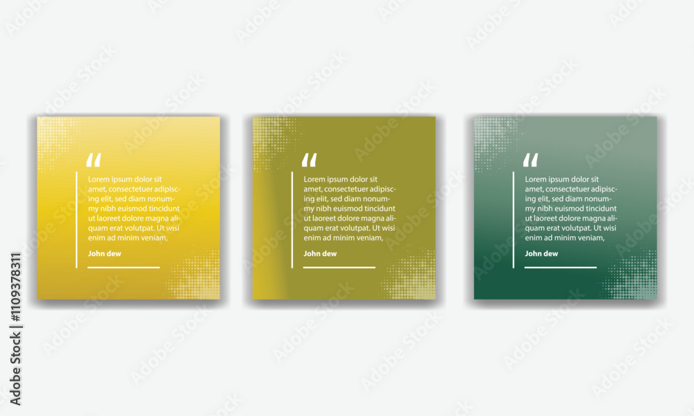 Fototapete collection of quote box frames and icons. text in brackets. blank template of quote remarks.