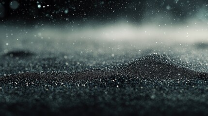 bstract background modern 3d effect very tiny sand pieces floating in the air almost no visible, minimalistic, black color.