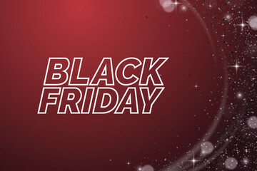 Black friday sale banner. Black Friday Sale Event Template. Vector illustration