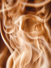 Obraz premium Flames dance in chaotic patterns, creating a mesmerizing display of heat and light