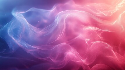 Fototapeta premium Ethereal Abstract Background with Soft Flowing Textures in Shades of Pink and Blue, Perfect for Creative Designs and Artistic Projects