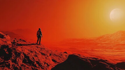 Fototapeta premium Red Planet Day