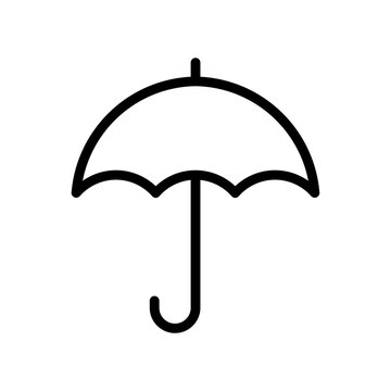 Umbrella icon. Umbrella isolated on transparent background, Umbrella PNG