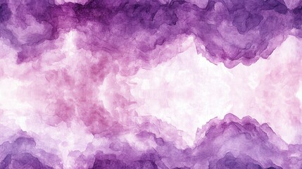 Obraz premium Seamless watercolor pattern featuring lilac and purple lines creating an abstract kaleidoscope background
