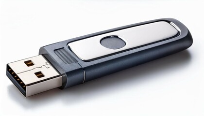 flash memory isolated on white background