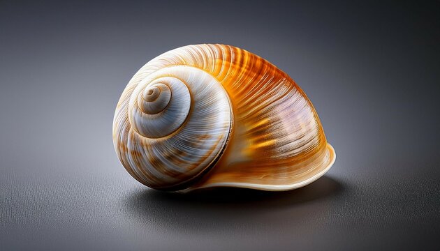sea snail shell of raw whelk sea snails bulot bulots on grey background macro shot french delicatessen seafood buccinum undatum
