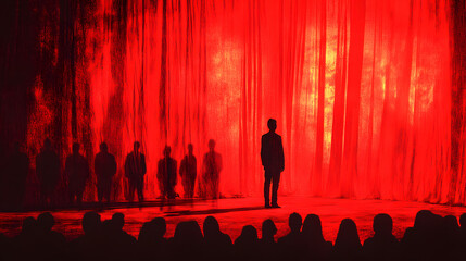 A Powerful Stage Representation of Social Anxiety Under Harsh Scrutiny and Inner Doubts