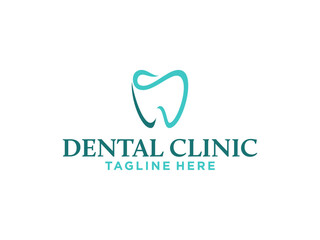 A modern and minimalist logo design featuring a tooth cleverly shaped like the letter "S." Perfect for dental clinics, orthodontists, or dental-related businesses looking for a professional and unique