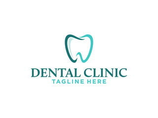 A simple and versatile logo featuring a clean, minimalist tooth design. Perfect for dental clinics, oral health professionals, or any dental-related business looking for a professional and modern 