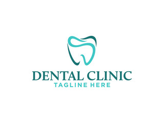 A modern and minimalist logo design featuring a tooth cleverly shaped like the letter "S." Perfect for dental clinics, orthodontists, or dental-related businesses looking for a professional and unique