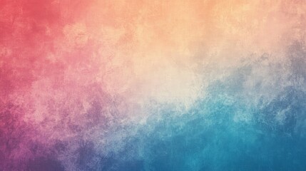 Fototapeta premium A vibrant abstract gradient background with soft hues of pink, orange, and blue blending seamlessly.