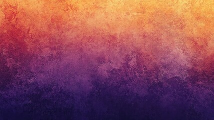 Fototapeta premium An abstract gradient background featuring warm orange hues transitioning to deep purple tones.