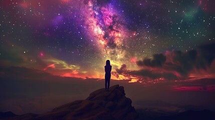 Fototapeta premium Photography Starry Sky Science Fiction
