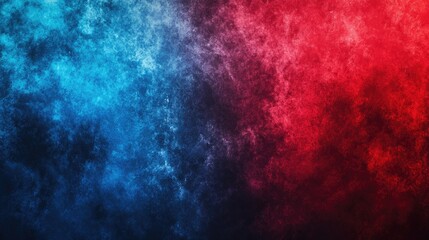 Obraz premium A vibrant blend of blue and red hues creates a dramatic abstract background.